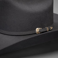 Men’s Rodeo Cartie JB 50X Texas Style Texana Cowboy Felt Hat - Granite - OriginalWestern.com