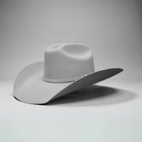 Men’s Rodeo Cartie JB 50X Texas Style Texana Cowboy Felt Hat - Silver - OriginalWestern.com