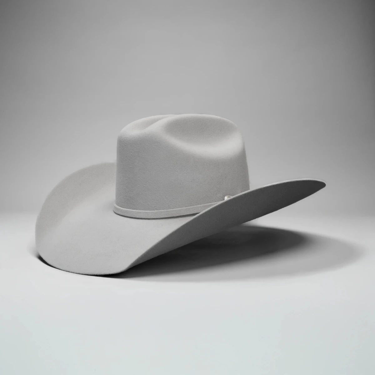 Men’s Rodeo Cartie JB 50X Texas Style Texana Cowboy Felt Hat - Silver - OriginalWestern.com