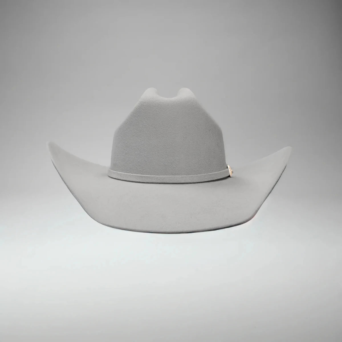 Men’s Rodeo Cartie JB 50X Texas Style Texana Cowboy Felt Hat - Silver - OriginalWestern.com