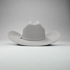 Men’s Rodeo Cartie JB 50X Texas Style Texana Cowboy Felt Hat - Silver - OriginalWestern.com