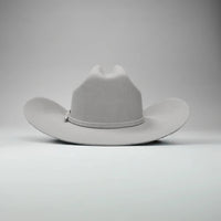 Men’s Rodeo Cartie JB 50X Texas Style Texana Cowboy Felt Hat - Silver - OriginalWestern.com