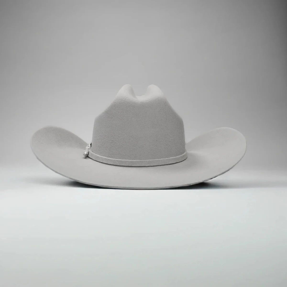 Men’s Rodeo Cartie JB 50X Texas Style Texana Cowboy Felt Hat - Silver - OriginalWestern.com