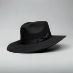 Men’s Rodeo Cartie T50X Indiana Style Texana Cowboy 50% Wool Felt Hat - Black - OriginalWestern.com
