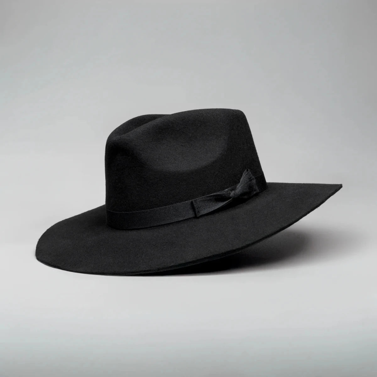 Men’s Rodeo Cartie T50X Indiana Style Texana Cowboy 50% Wool Felt Hat - Black - OriginalWestern.com