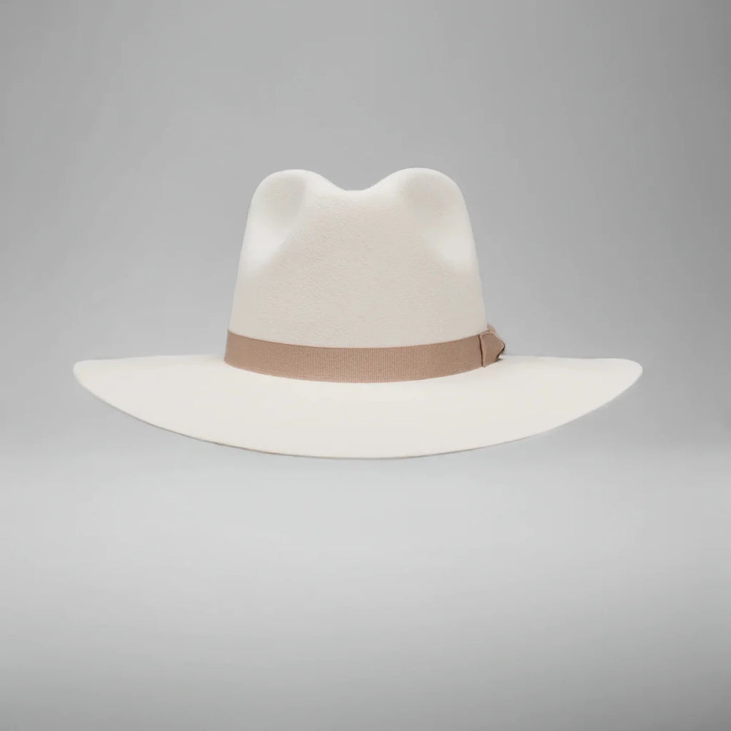 Men’s Rodeo Cartie T50X Indiana Style Texana Cowboy 50% Wool Felt Hat - Bone - OriginalWestern.com