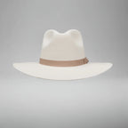 Men’s Rodeo Cartie T50X Indiana Style Texana Cowboy 50% Wool Felt Hat - Bone - OriginalWestern.com