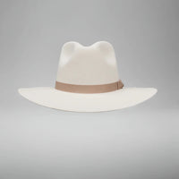 Men’s Rodeo Cartie T50X Indiana Style Texana Cowboy 50% Wool Felt Hat - Bone - OriginalWestern.com