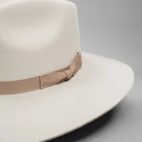 Men’s Rodeo Cartie T50X Indiana Style Texana Cowboy 50% Wool Felt Hat - Bone - OriginalWestern.com