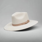 Men’s Rodeo Cartie T50X Indiana Style Texana Cowboy 50% Wool Felt Hat - Bone - OriginalWestern.com