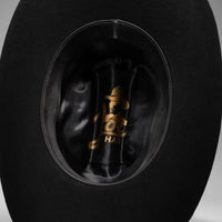 Men’s Rodeo Cartie T50X Julion Style Texana Cowboy Felt Hat - Black - OriginalWestern.com