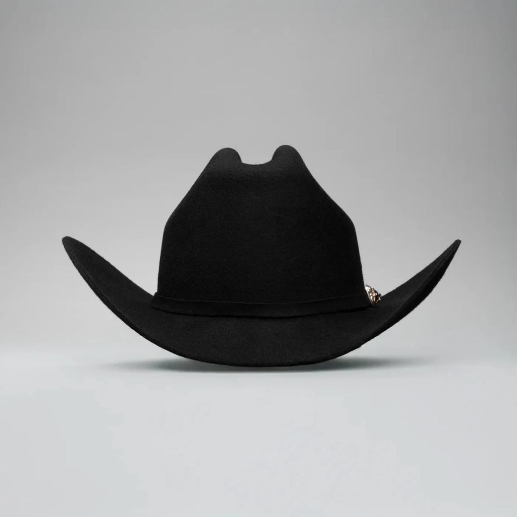 Men’s Rodeo Cartie T50X Julion Style Texana Cowboy Felt Hat - Black - OriginalWestern.com