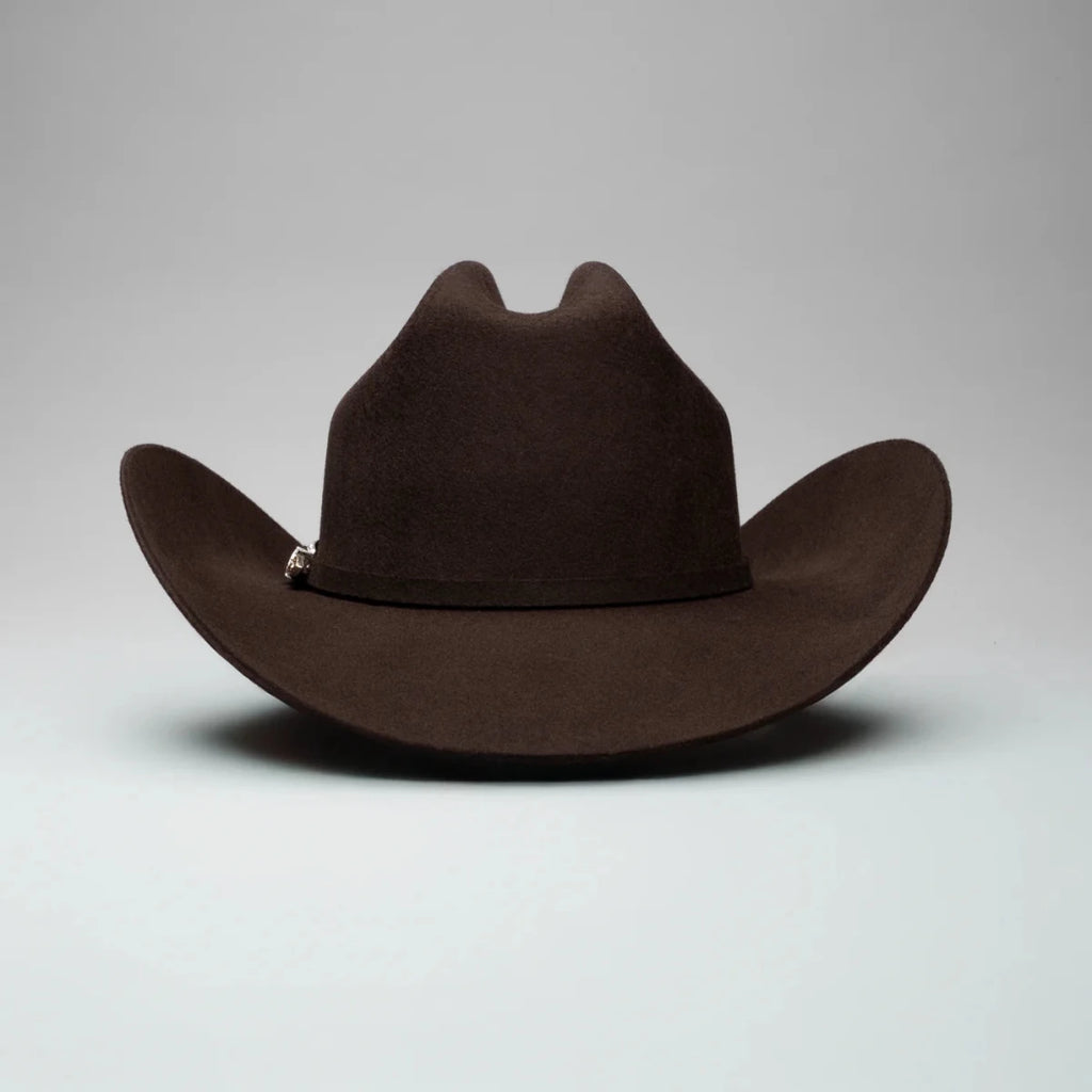 Men’s Rodeo Cartie T50X Julion Style Texana Cowboy Felt Hat - Brown - OriginalWestern.com