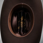 Men’s Rodeo Cartie T50X Julion Style Texana Cowboy Felt Hat - Brown - OriginalWestern.com