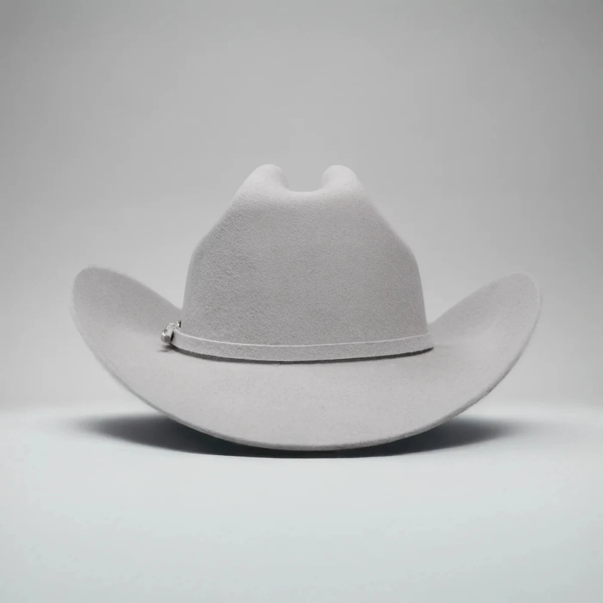Men’s Rodeo Cartie T50X Julion Style Texana Cowboy Felt Hat - Silver - OriginalWestern.com