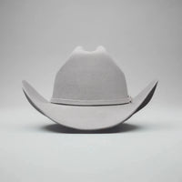 Men’s Rodeo Cartie T50X Julion Style Texana Cowboy Felt Hat - Silver - OriginalWestern.com