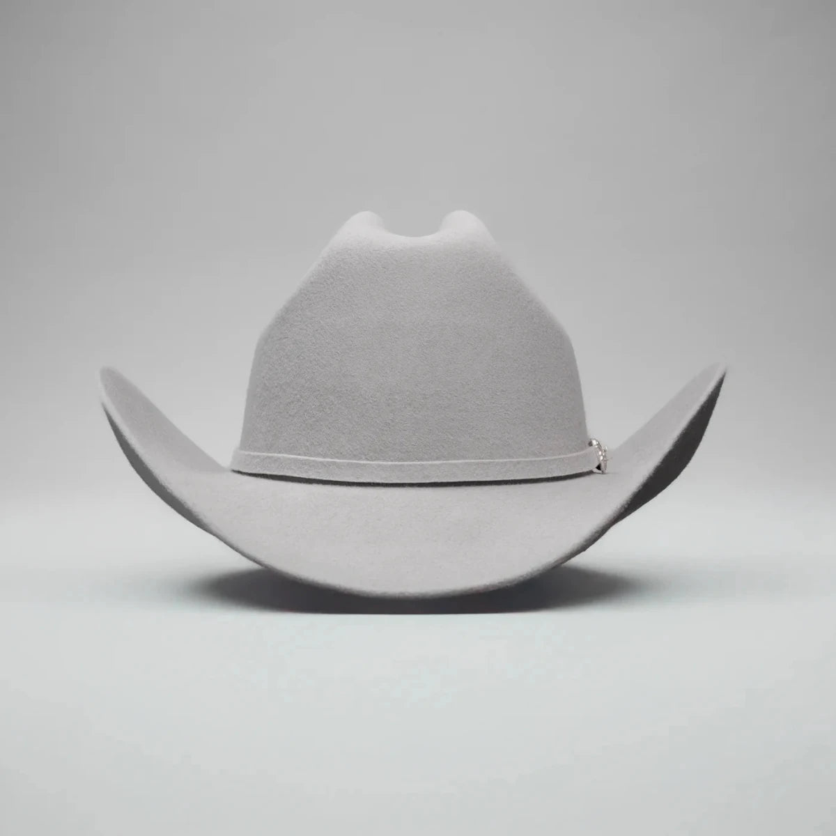 Men’s Rodeo Cartie T50X Julion Style Texana Cowboy Felt Hat - Silver - OriginalWestern.com