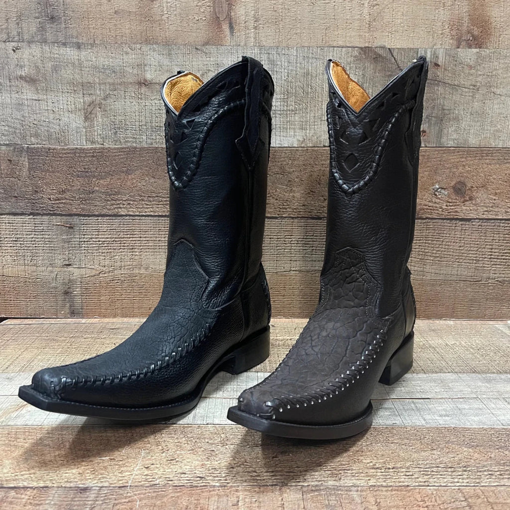 Men's Rodeo Cowboy Boots Bull Neck Leather Est.045 Brown - OriginalWestern.com