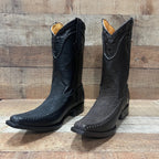 Men's Rodeo Cowboy Boots Bull Neck Leather Est.045 Brown - OriginalWestern.com