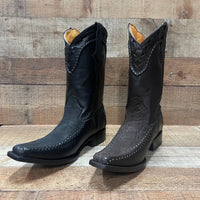 Men's Rodeo Cowboy Boots Bull Neck Leather Est.045 Brown - OriginalWestern.com