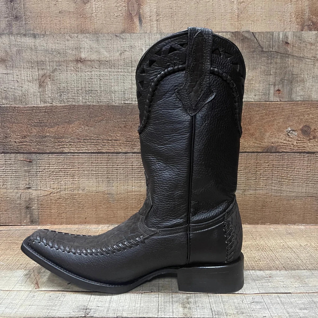 Men's Rodeo Cowboy Boots Bull Neck Leather Est.045 Brown - OriginalWestern.com