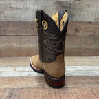 Men's Rodeo Cowboy Square Toe Boots Est. 900 Tan - OriginalWestern.com