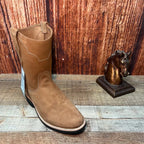 Men's Ruper Style Genuine Leather Round Soft Toe Work Boots Est. 303 Hazel - OriginalWestern.com