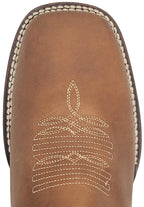 Men´s Silverton All Leather Wide Square Toe Boots - Tobacco - OriginalWestern.com