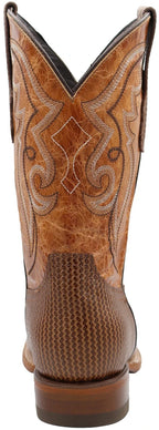 Men´s Silverton Arkansas All Leather Wide Square Toe Boots - Honey - OriginalWestern.com