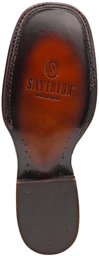 Men´s Silverton Arkansas All Leather Wide Square Toe Boots - Honey - OriginalWestern.com