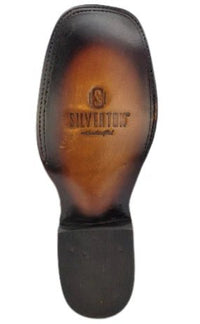 Men´s Silverton Arkansas All Leather Wide Square Toe Boots - Shedron - OriginalWestern.com