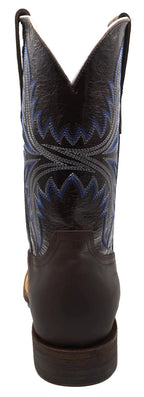Men´s Silverton Austin All Leather Wide Square Toe Boots - Brown - OriginalWestern.com