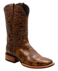 Men´s Silverton Blake All Leather Wide Square Toe Boots - Swamp - OriginalWestern.com