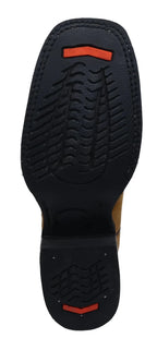 Men´s Silverton Carson Genuine Leather Square Toe Boots - Honey - OriginalWestern.com