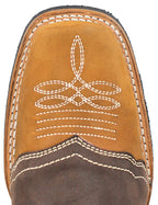 Men´s Silverton Carson Genuine Leather Square Toe Boots - Honey - OriginalWestern.com