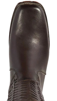 Men´s Silverton Chance All Leather Square Toe Boots - Brown - OriginalWestern.com