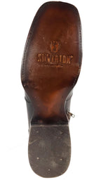 Men´s Silverton Chance All Leather Square Toe Boots - Brown - OriginalWestern.com