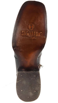 Men´s Silverton Chance All Leather Square Toe Boots - Brown - OriginalWestern.com