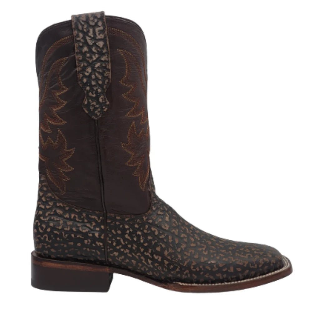 Men´s Silverton Charlie All Leather Wide Square Toe Boots - Brown - OriginalWestern.com