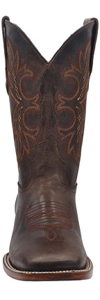 Men´s Silverton Charlie All Leather Wide Square Toe Boots - Brown - OriginalWestern.com