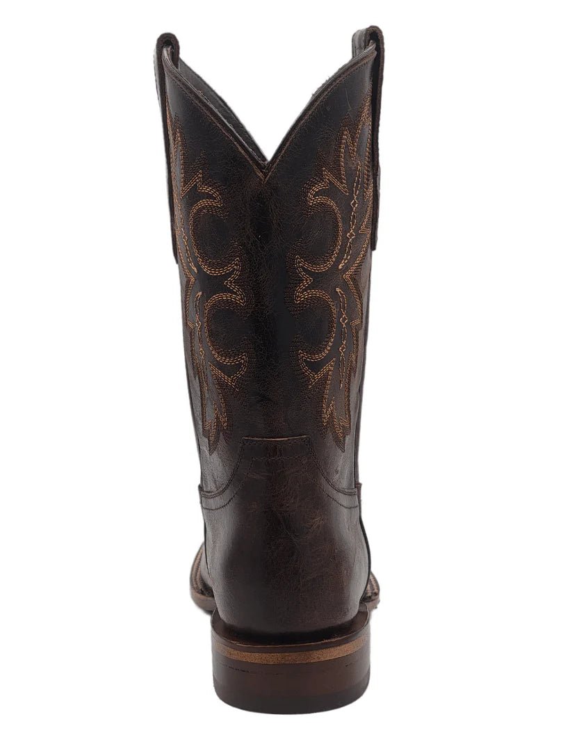 Men´s Silverton Charlie All Leather Wide Square Toe Boots - Brown - OriginalWestern.com