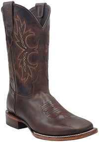 Men´s Silverton Charlie All Leather Wide Square Toe Boots - Brown - OriginalWestern.com