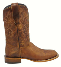 Men´s Silverton Charlie All Leather Wide Square Toe Boots - Honey - OriginalWestern.com