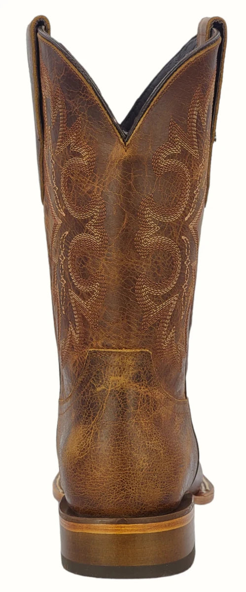 Men´s Silverton Charlie All Leather Wide Square Toe Boots - Honey - OriginalWestern.com