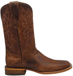 Men´s Silverton Charlie All Leather Wide Square Toe Boots - Shedron - OriginalWestern.com
