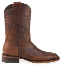 Men´s Silverton Duke All Leather Wide Square Toe Boots - Honey - OriginalWestern.com