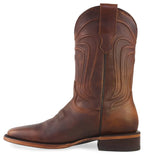 Men´s Silverton Duke All Leather Wide Square Toe Boots - Honey - OriginalWestern.com