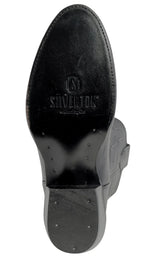 Men´s Silverton Easton All Leather Round Toe Boots - Black - OriginalWestern.com