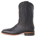 Men´s Silverton Edison All Leather Wide Square Toe Boots - Brown - OriginalWestern.com