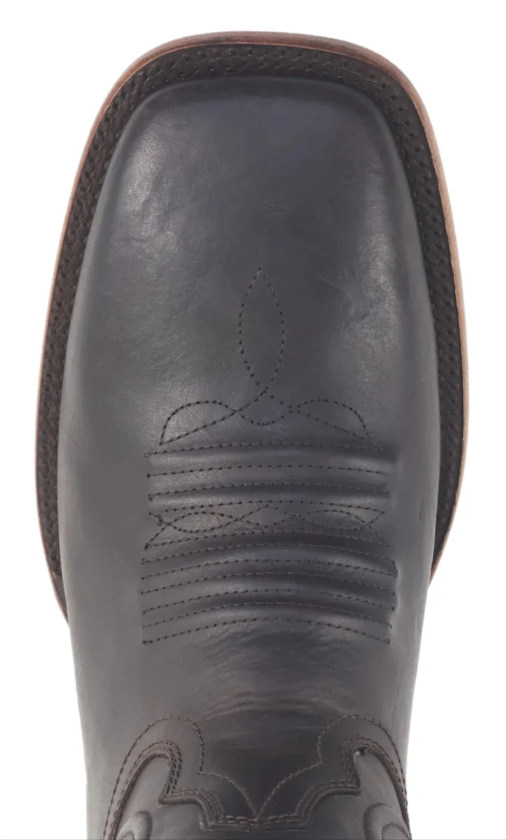 Men´s Silverton Edison All Leather Wide Square Toe Boots - Brown - OriginalWestern.com